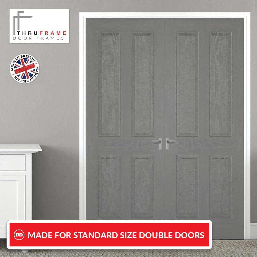 Made to Size Double Interior White Primed Door Lining Frame