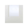 Two Sliding Doors and Frame Kit - Eindhoven  1 Pane Door - Clear Glass - White Primed
