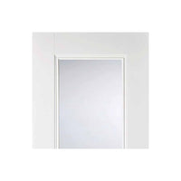 Four Sliding Doors and Frame Kit - Eindhoven  1 Pane Door - Clear Glass - White Primed