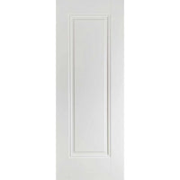 Single Sliding Door & Wall Track - Eindhoven 1 Panel Door - White Primed