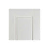 Double Sliding Door & Wall Track - Eindhoven 1 Panel Doors - White Primed