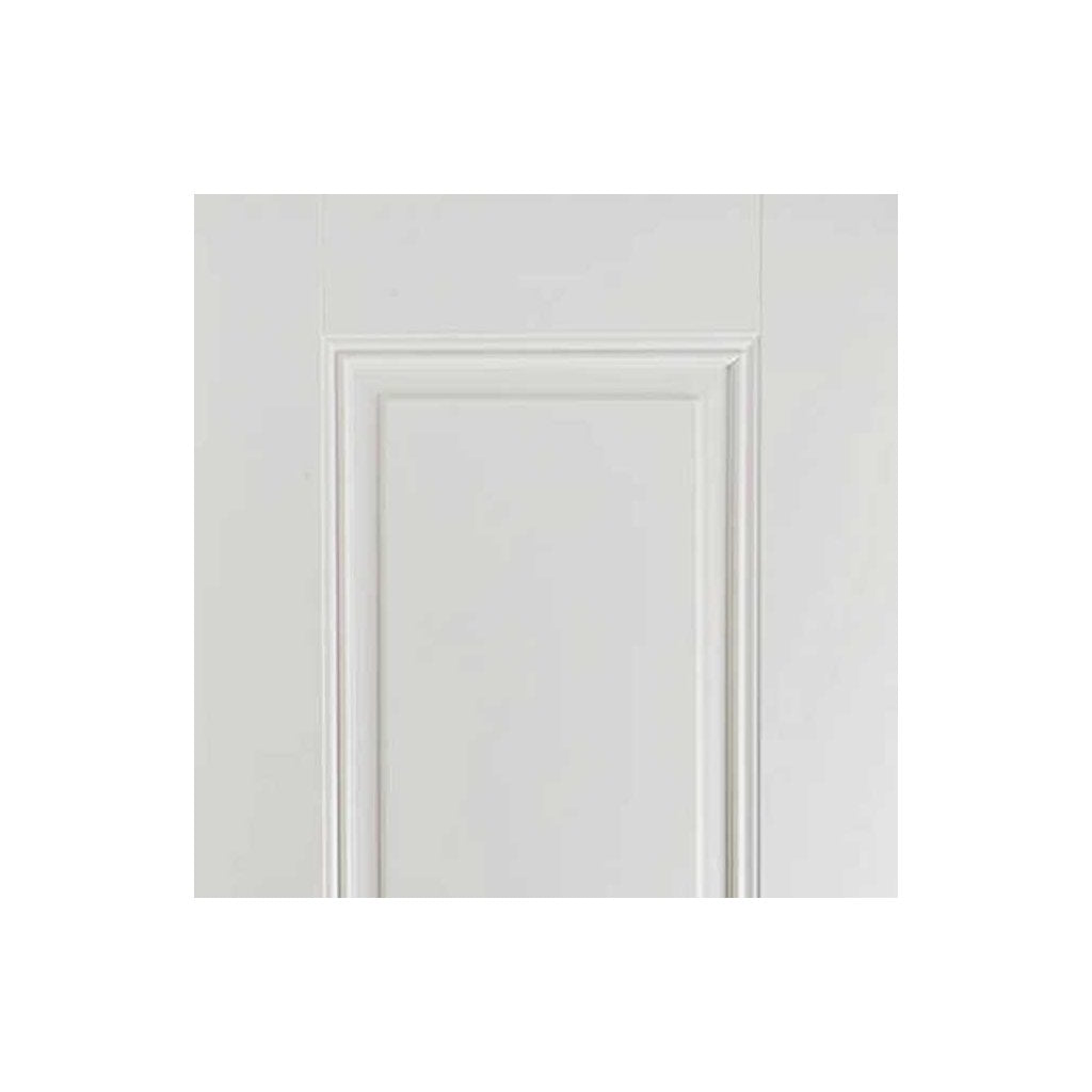 Double Sliding Door & Wall Track - Eindhoven 1 Panel Doors - White Primed