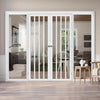 Room Divider - Handmade Eco-Urban® Sintra with Two Sides DD6428C - Clear Glass - Premium Primed - Colour & Size Options