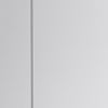 Four Folding Doors & Frame Kit - Forli White Flush 2+2 - Aluminium Inlay - Prefinished
