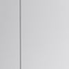 Forli White Flush Evokit Pocket Fire Door Detail - Aluminium Inlay - Prefinished