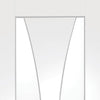 Bespoke Thruslide Verona Glazed - 2 Sliding Doors and Frame Kit - White Primed