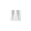 Verona Double Evokit Pocket Door Detail - Clear Glass - Primed
