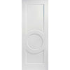 Four Sliding Wardrobe Doors & Frame Kit - Montpellier 3 Panel Door - White Primed
