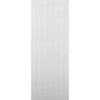 Textured Vertical 5 Panel Door Pair - Primed