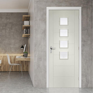 Image: Designer painted interior door available in five colour options