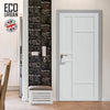 Isla 6 Panel Solid Wood Internal Door UK Made DD6429 - Eco-Urban® Cloud White Premium Primed
