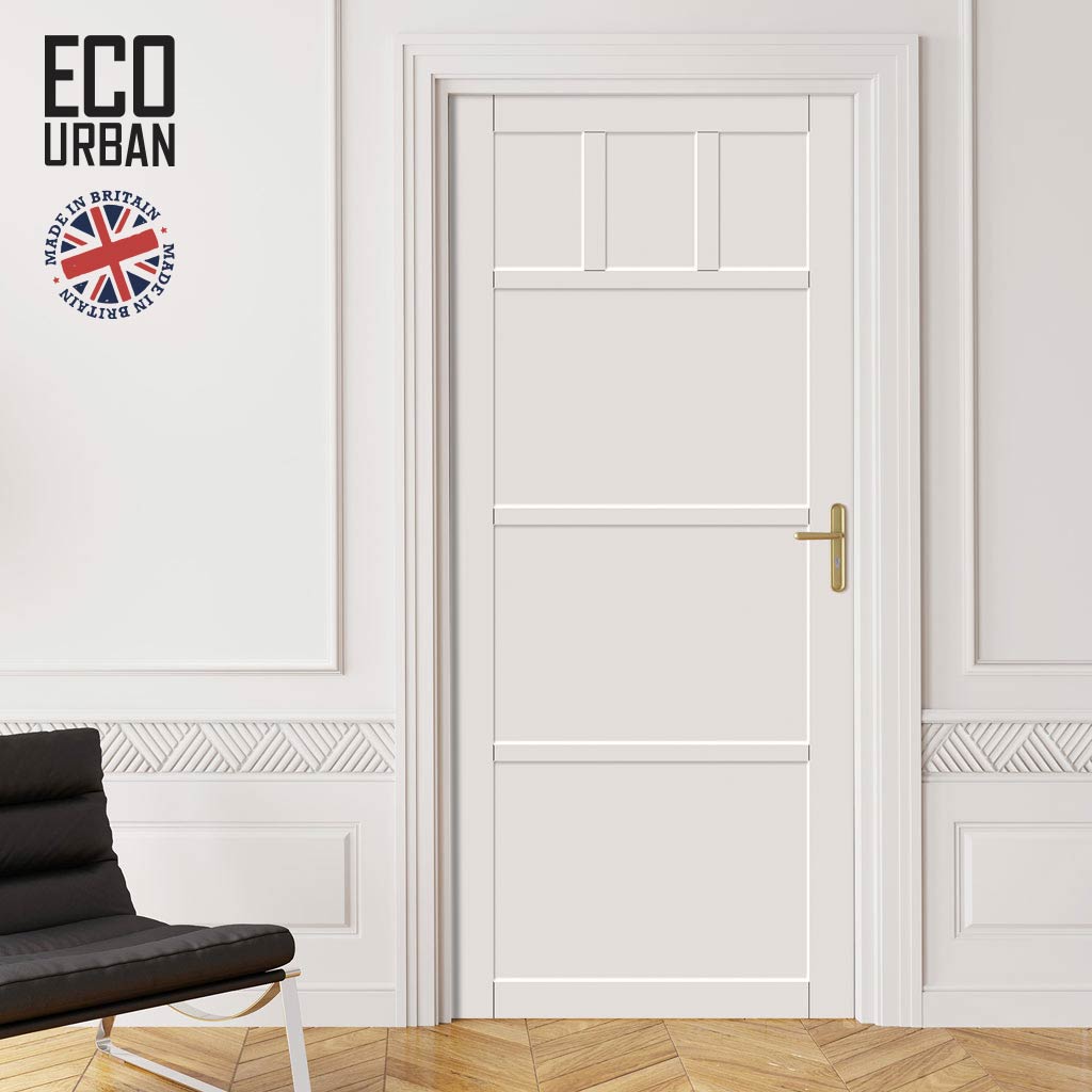 Handmade Eco-Urban Lagos 6 Panel Door DD6427 - White Premium Primed
