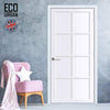 Perth 8 Panel Solid Wood Internal Door UK Made DD6318 - Eco-Urban® Cloud White Premium Primed