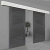 Thruslide White Primed Pelmet Kit for Double Sliding Doors