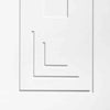 Bespoke Thruslide Altino Flush 2 Door Wardrobe and Frame Kit - White Primed - White Primed