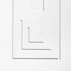 Bespoke Thruslide Altino Flush 4 Door Wardrobe and Frame Kit - White Primed