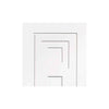 Simpli Double Door Set - Altino Flush Door - White Primed