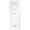 Bespoke Thruslide Altino Flush 2 Door Wardrobe and Frame Kit - White Primed - White Primed