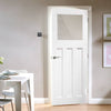 1930 style period white glazed door