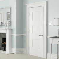 Amsterdam 3 Panel Door - White Primed