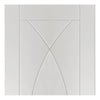 Three Folding Doors & Frame Kit - Pesaro Flush 2+1 - White Primed
