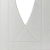 Bespoke Thrufold Pesaro White Primed Glazed Folding 3+1 Door