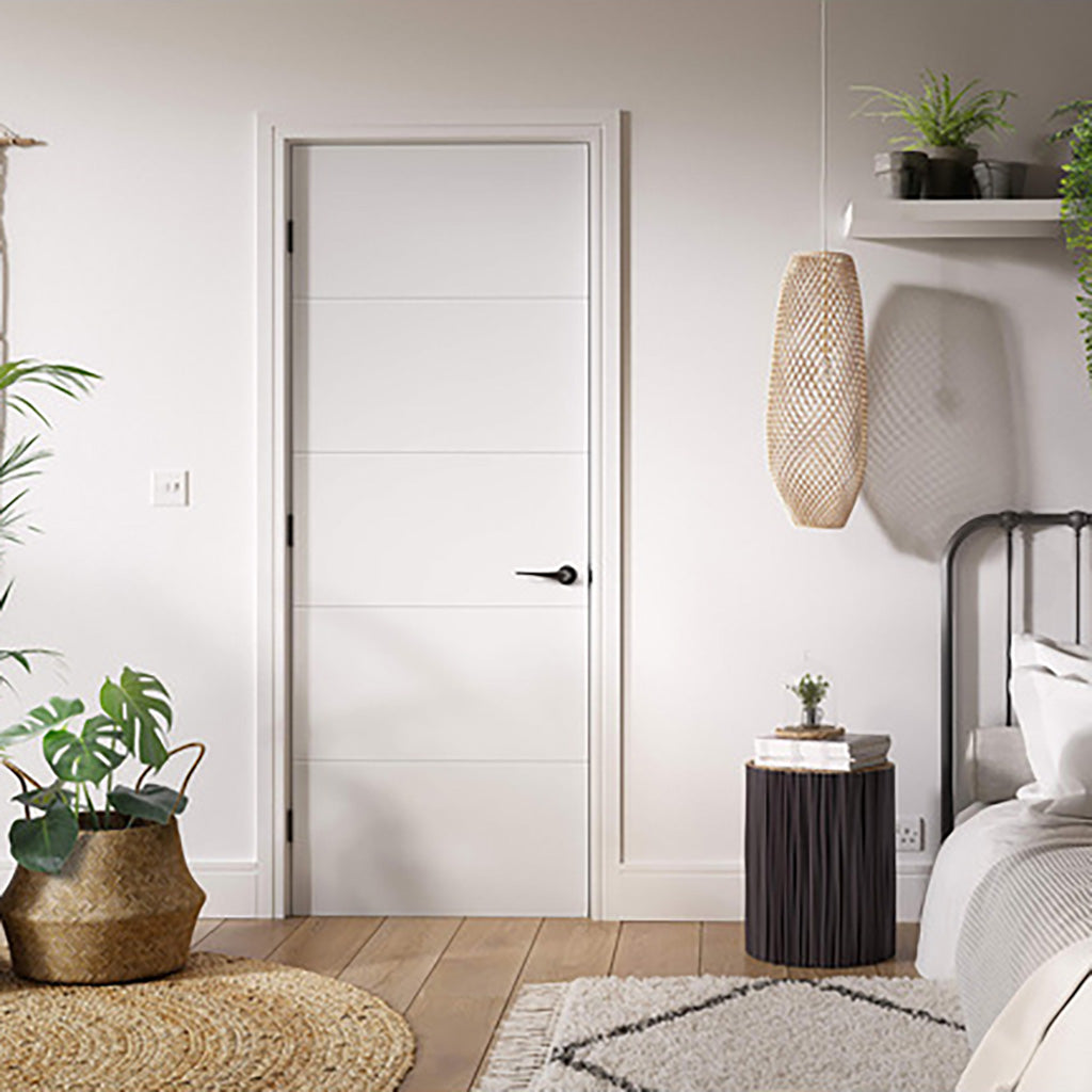Modern White Interior Door EasiKit Internal Door And Frame Kit