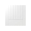 Suffolk Single Evokit Pocket Door Detail - Clear Glass - Primed