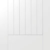 Four Folding Doors & Frame Kit - Suffolk 2+2 - Clear Glass - White Primed