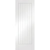 Minimalist Wardrobe Door & Frame Kit - Three Suffolk Flush Doors - White Primed