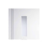 Four Sliding Doors and Frame Kit - Sierra Blanco Door - Frosted Glass - White Painted