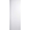 Double Sliding Door & Wall Track - Sierra Blanco Flush Doors - White Painted