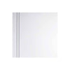 Double Sliding Door & Wall Track - Sierra Blanco Flush Doors - White Painted