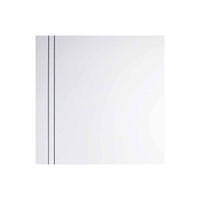 Double Sliding Door & Wall Track - Sierra Blanco Flush Doors - White Painted