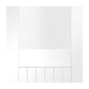 Simpli Door Set - Suffolk Door - Clear Glass - White Primed