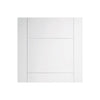 Six Folding Doors & Frame Kit - Vancouver Flush 3+3 - White Primed