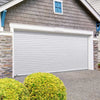 Gliderol Electric Insulated Roller Garage Door from 2911 to 3359mm Wide - Laminated Woodgrain White