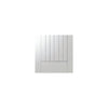 Four Folding Doors & Frame Kit - Suffolk 3+1 - Clear Glass - White Primed