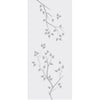 Single Glass Sliding Door - Birch Tree 8mm Obscure Glass - Obscure Printed Design with Elegant Track