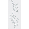 Birch Tree 8mm Obscure Glass - Clear Printed Design - Single Absolute Pocket Door