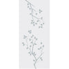 Birch Tree 8mm Obscure Glass - Clear Printed Design - Single Evokit Glass Pocket Door