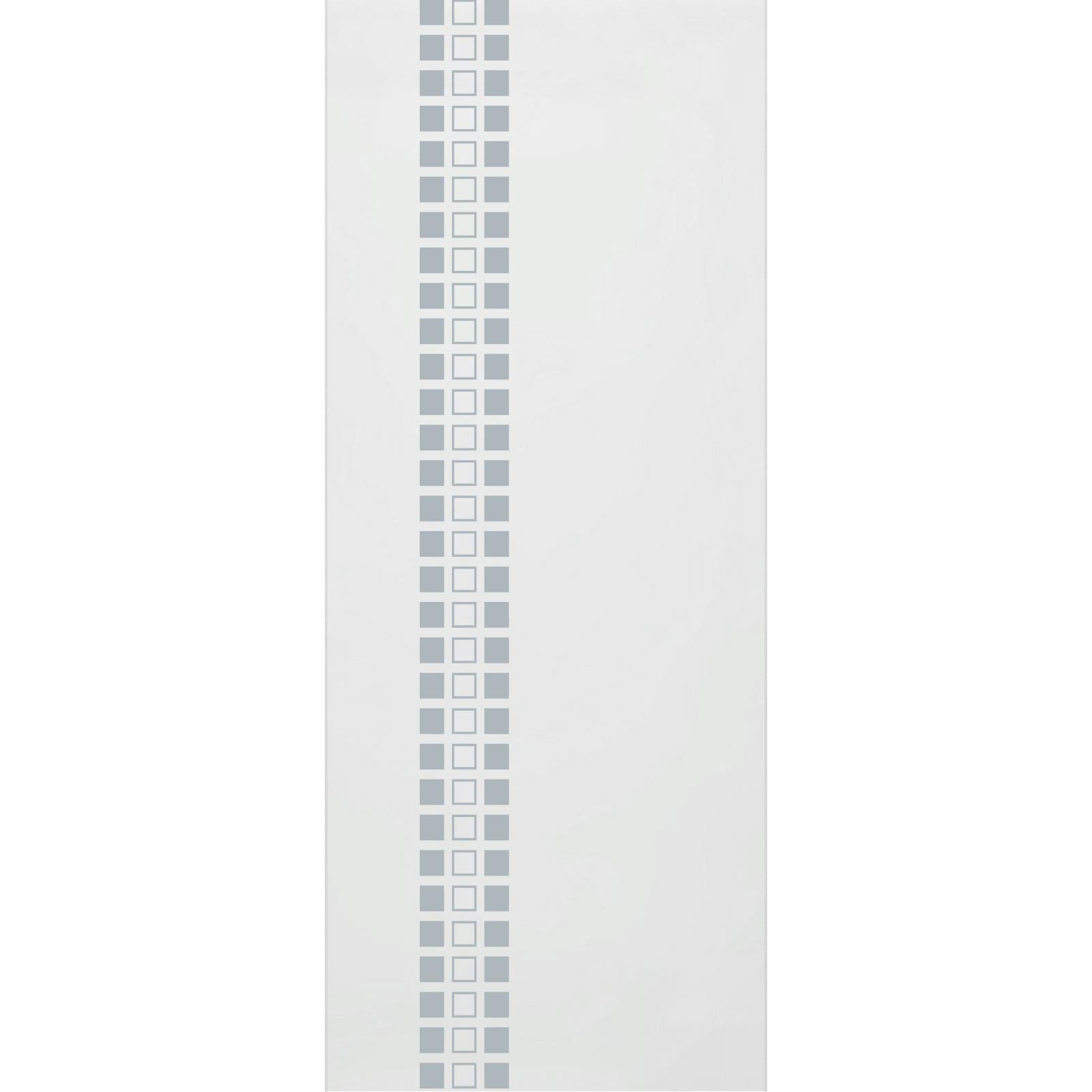 Winton 8mm Obscure Glass - Clear Printed Design - Griffwerk R8 Style Sliding Glass Door Kit