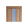 kilburn 1 light oak door clear safety glass