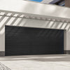 Gliderol Electric Insulated Roller Garage Door from 4711 to 5320mm Wide - Laminated Woodgrain Black