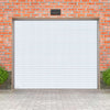 Gliderol Electric Insulated Roller Garage Door from 1900 to 1994mm Wide - Laminated Woodgrain White
