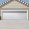 Gliderol Electric Insulated Roller Garage Door from 4711 to 5320mm Wide - Laminated Woodgrain White