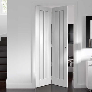 Image: Worcester Bi- Fold Door - White Primed