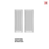 Six Folding Doors & Frame Kit - Worcester 3 Panel 3+3 - White Primed