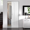 Worcester 3 Panel Absolute Evokit Pocket Door - Primed