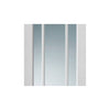 Worcester 3 Pane Single Evokit Pocket Door Detail - Clear Glass - Primed